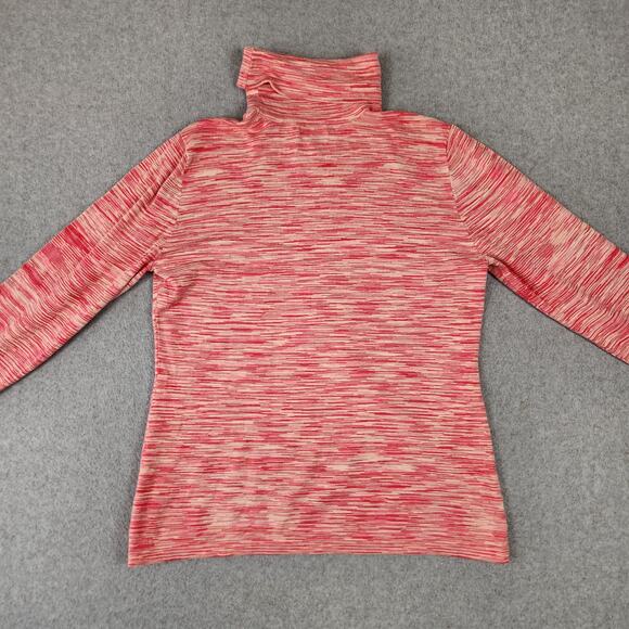 Sundance Turtleneck Womens Size XL Marled Pink Long Sleeve - Picture 6 of 11